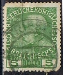 Stamps Austria -  Scott  113  Emperador Francisco Jose (6)