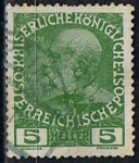Stamps Austria -  Scott  113  Emperador Francisco Jose (10)