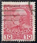 Stamps Austria -  Scott  115  Emperador Francisco Jose (8)