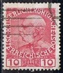Sellos de Europa - Austria -  Scott  115  Emperador Francisco Jose (8)