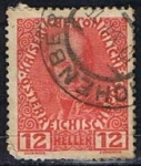 Stamps Austria -  Scott  116a  Francisco I (2)