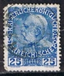 Stamps Austria -  Scott  118a  Emperador Francisco Jose (4)