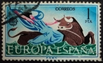 Stamps Spain -  El rapto de Europa por Zeus 