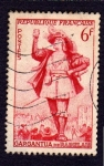 Stamps : Europe : France :  GARGANTUA DE RABELAIS