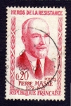 Stamps : Europe : France :  HEROS DE LA RESISTANCE "PIERRE MASSE " 1879-1942