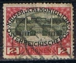 Stamps Austria -  Scott  125  Castillo d´Schonbrunn