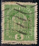 Stamps Austria -  Scott  146  Corona d´ Austria