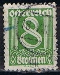 Stamps Austria -  Scott  310  Cifras (8)