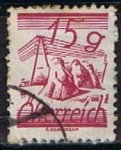 Stamps Austria -  Scott  313  Fields Crossed by Telegraph (8)