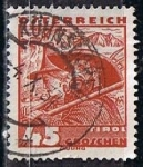 Stamps Austria -  Scott  367  Tyrol
