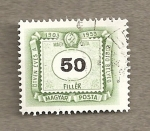 Stamps : Europe : Hungary :  Cifras