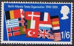 Stamps United Kingdom -  20º ANIVERSARIO DE LA N.A.T.O.