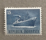 Stamps Indonesia -  Barco mercante