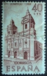 Stamps Spain -  Iglesia de Santo Domingo / Chile