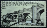Stamps Spain -  Puente de Cal y Canto / Chile