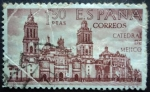 Stamps Spain -  Catedral de Méjico