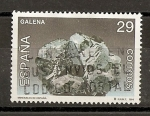 Stamps Spain -  Minerales de España. GALENA.