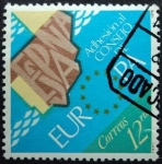 Stamps Spain -  Adhesión al Consejo de Europa