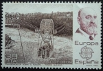 Stamps Spain -  Transbordador sobre el Niágara / Torres Quevedo