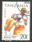 Sellos de Africa - Tanzania -  deporte boxeo