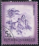 Sellos de Europa - Austria -  Scott  966  Castillo Aggsteis (2)