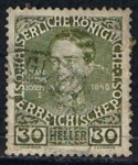 Stamps Austria -  Scott  Francisco Jose as Youth (3)