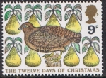 Stamps United Kingdom -  LOS DOCE DIAS DE NAVIDAD