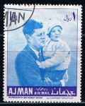 Stamps : Asia : United_Arab_Emirates :  50 Aniversario de John E. Kenedy (7)