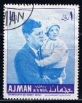 Sellos del Mundo : Asia : Emiratos_rabes_Unidos : 50 Aniversario de John E. Kenedy (7)