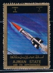 Sellos del Mundo : Asia : Emiratos_rabes_Unidos : Cohete Espacial