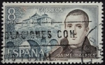 Stamps Spain -  Jaime Balmes (1810-1848)