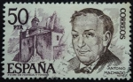 Stamps Spain -  Antonio Machado y Ruiz (1875-1939)