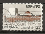 Stamps Spain -  Exposición Universal de Sevilla