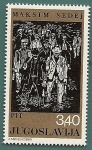 Stamps Yugoslavia -  Servicios Sociales  -  Arte -  Maksim Sedej