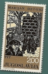 Stamps Yugoslavia -  Servicios Sociales  -  Arte - Marijan Detoni