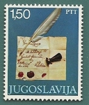 Stamps Yugoslavia -  Comunicaciones - Carta prefilatélica