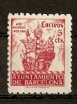 Sellos de Europa - Espa�a -  450 Aniversario de la Llegada de Colon a Barcelona.