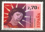 Stamps Spain -  4471 - arqueología, mosaico de la casa del mitreo en merida 