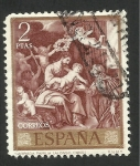 Sellos de Europa - España -  Sagrada familia de Alonso Cano
