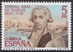 Stamps Spain -  DEFENSA NAVAL DE TENERIFE