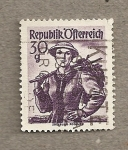 Stamps Austria -  Traje regional
