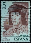 Sellos de Europa - Espaa -  Jorge Manrique (1440-1479)