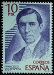 Stamps Spain -  Francisco Villaespesa Martín (1877-1936)