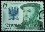 Stamps Spain -  Carlos I (1500-1558)