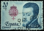 Stamps Spain -  Felipe II (1527-1598)