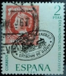 Stamps Spain -  Día Mundial del Sello 1970