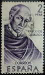 Stamps Spain -  Vasco de Quiroga (1470-1565)