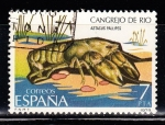 Stamps Spain -  E2532 Cangrejo de rio (274)