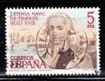 Stamps Spain -  E2536 Defensa Naval de Tenerife (277)