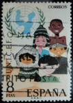 Stamps Spain -  XXV Aniversario U.N.I.C.E.F.